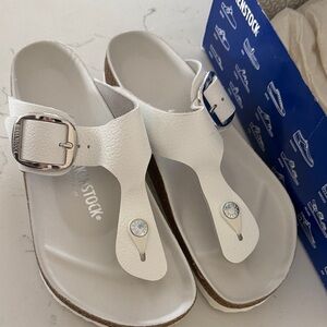 Birkenstock Gizeh Big Buckle Sandal - White